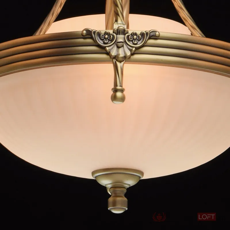Подвесная люстра MW-Light Афродита 1 317010406 Цвет арматуры бронза Цвет плафонов кремовый от ImperiumLoft