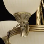 Подвесная люстра MW-Light Афродита 1 317010406 Цвет арматуры бронза Цвет плафонов кремовый от ImperiumLoft