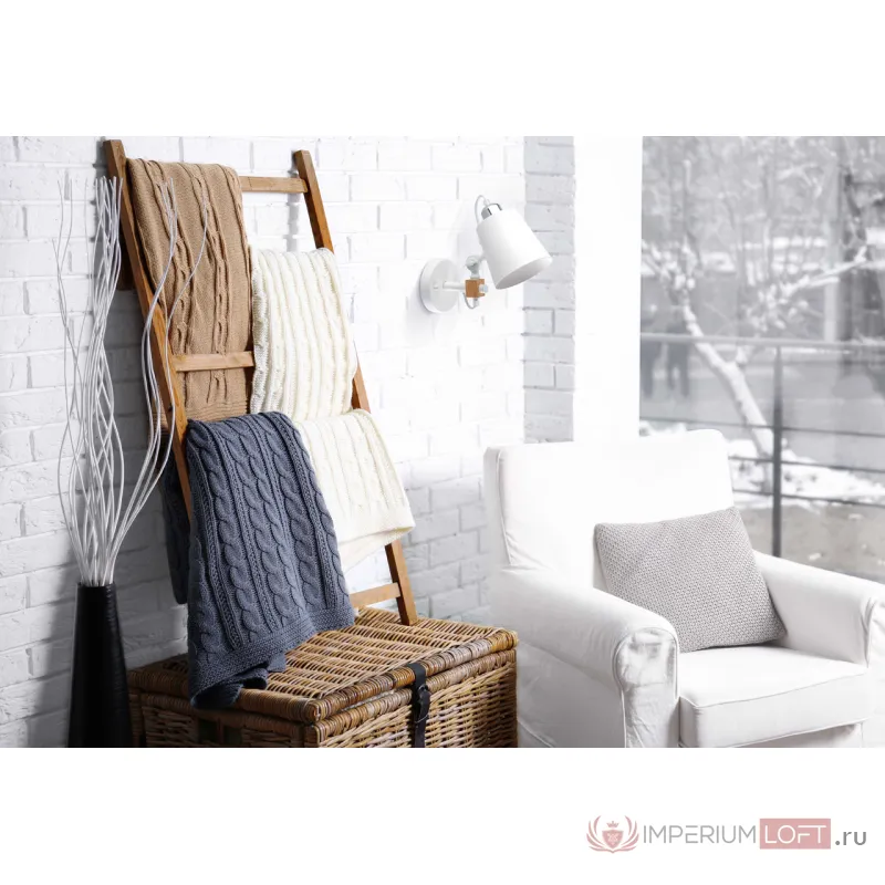 Бра MW-Light Форест 693021301 Цвет арматуры белый Цвет плафонов белый от ImperiumLoft