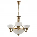 Подвесная люстра MW-Light Афродита 2 317012006 Цвет арматуры бронза Цвет плафонов прозрачный от ImperiumLoft