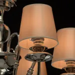 Подвесная люстра MW-Light София 355013806 Цвет арматуры хром Цвет плафонов коричневый от ImperiumLoft