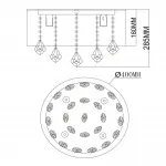 Люстра потолочная MW-Light Жаклин 465015904 от ImperiumLoft