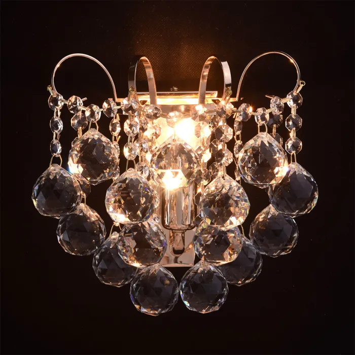 Бра MW-Light Жемчуг 9 232028101 Цвет арматуры золото Цвет плафонов прозрачный от ImperiumLoft