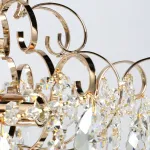 Подвесная люстра DeMarkt City Бриз 30 111011004 Цвет плафонов прозрачный Цвет арматуры золото от ImperiumLoft