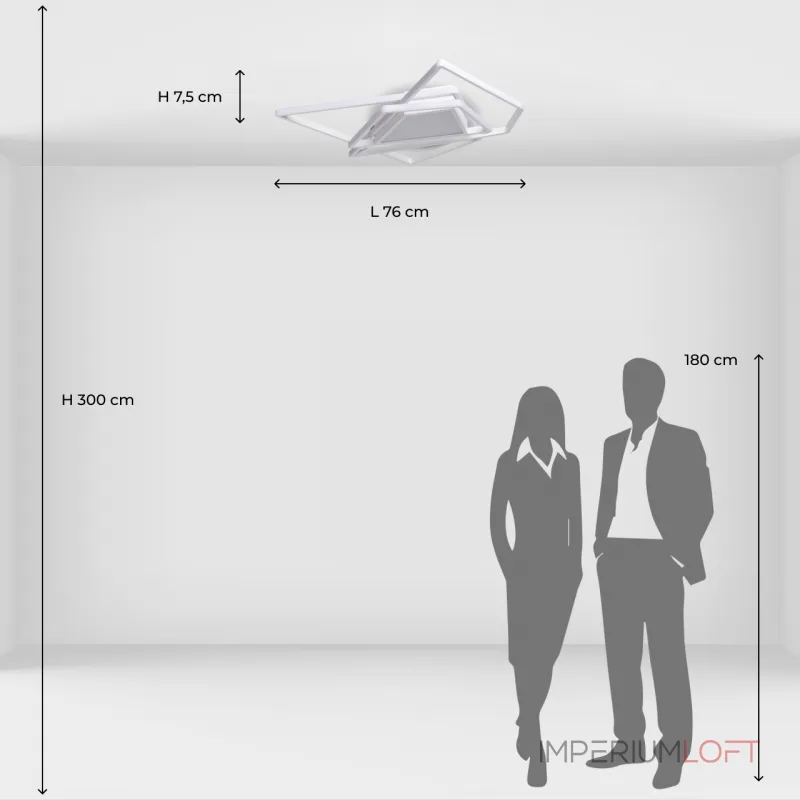 Потолочный светильник DeMarkt Эдгар 408013001 от ImperiumLoft Потолочный светильник DeMarkt Эдгар 408013001 от ImperiumLoft