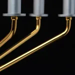 Люстра на штанге MW-Light Атмосфера 699010906 Цвет арматуры золото Цвет плафонов белый от ImperiumLoft