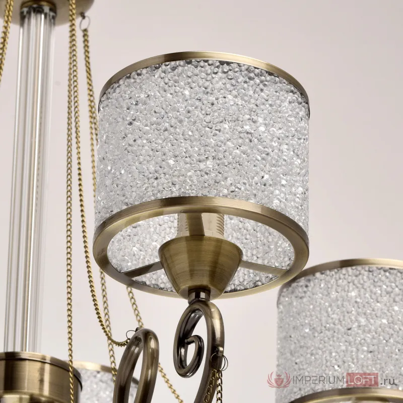 Подвесная люстра MW-Light Моника 11 372013405 Цвет арматуры бронза Цвет плафонов бронза от ImperiumLoft