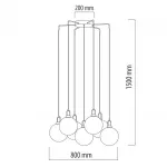 Подвесная люстра DeMarkt Крайс 657011307 Подвесная люстра DeMarkt Крайс 657011307