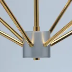 Люстра на штанге MW-Light Атмосфера 699010906 Цвет арматуры золото Цвет плафонов белый от ImperiumLoft