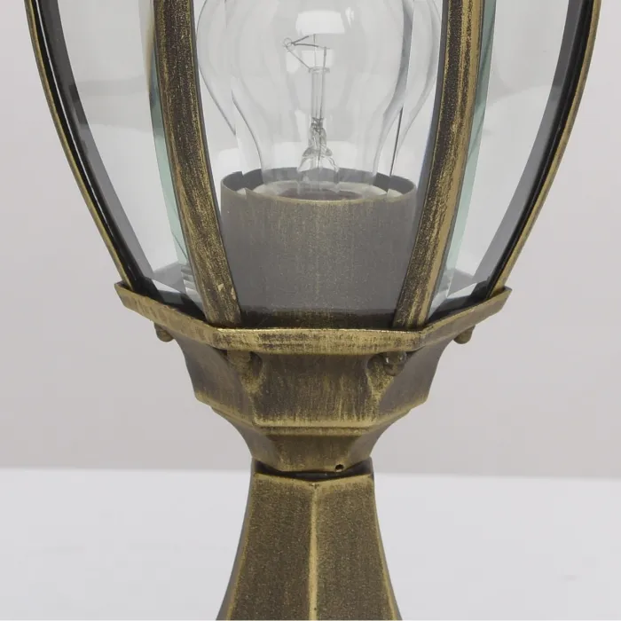 Наземный низкий светильник MW-Light Фабур 804040301 Цвет арматуры золото Цвет плафонов прозрачный от ImperiumLoft