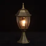 Наземный низкий светильник MW-Light Фабур 804040301 Цвет арматуры золото Цвет плафонов прозрачный от ImperiumLoft
