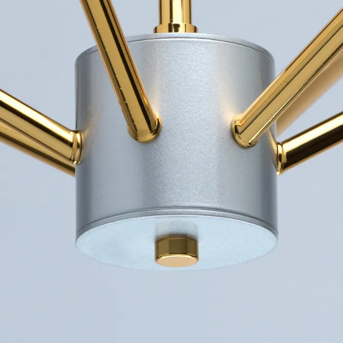 Люстра на штанге MW-Light Атмосфера 699010906 Цвет арматуры золото Цвет плафонов белый от ImperiumLoft
