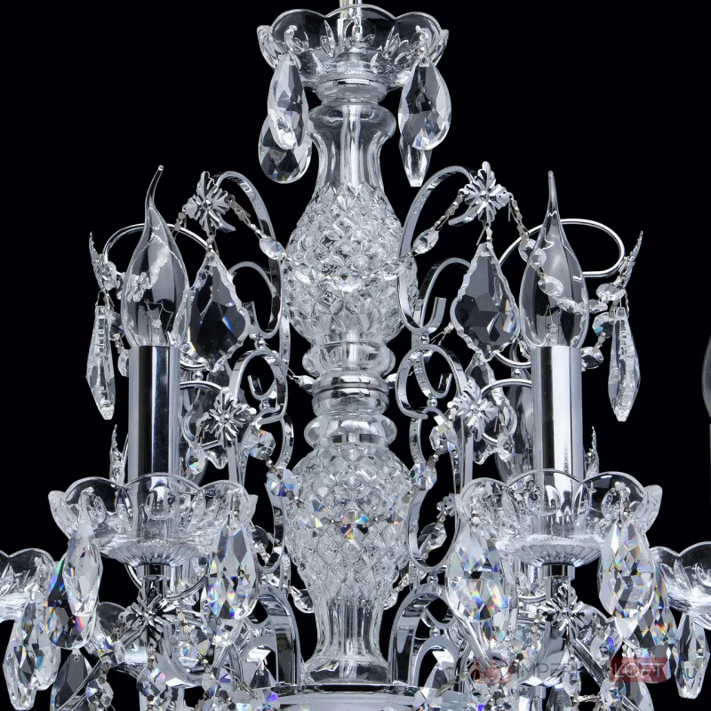 Подвесная люстра MW-Light Каролина 1 367013306 Цвет арматуры хром Цвет плафонов прозрачный от ImperiumLoft