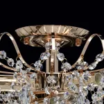 Люстра на штанге DeMarkt Бриз 464017406 Цвет арматуры золото Цвет плафонов прозрачный от ImperiumLoft