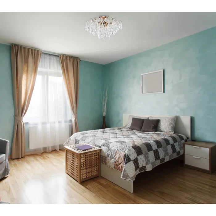 Люстра на штанге DeMarkt Бриз 464017406 Цвет арматуры золото Цвет плафонов прозрачный от ImperiumLoft