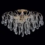 Люстра на штанге DeMarkt Бриз 464017406 Цвет арматуры золото Цвет плафонов прозрачный от ImperiumLoft