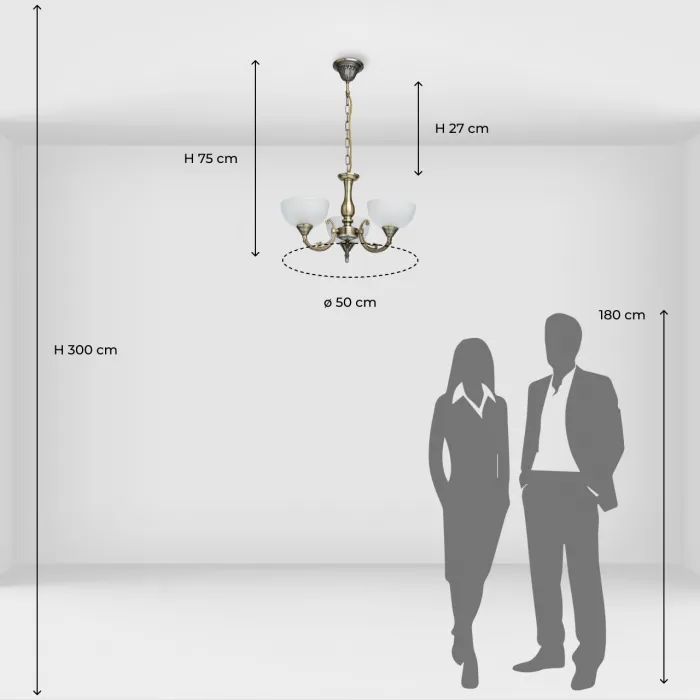 Люстра подвесная MW-Light Olimp 318011103 от ImperiumLoft