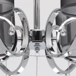 Подвесная люстра MW-Light Федерика 82 379019006 Цвет арматуры хром Цвет плафонов черный от ImperiumLoft
