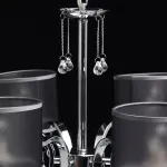 Подвесная люстра MW-Light Федерика 82 379019006 Цвет арматуры хром Цвет плафонов черный от ImperiumLoft