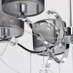 Подвесная люстра MW-Light Федерика 82 379019006 Цвет арматуры хром Цвет плафонов черный от ImperiumLoft