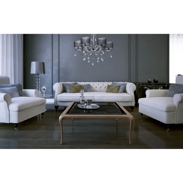 Подвесная люстра MW-Light Федерика 82 379019006 Цвет арматуры хром Цвет плафонов черный от ImperiumLoft