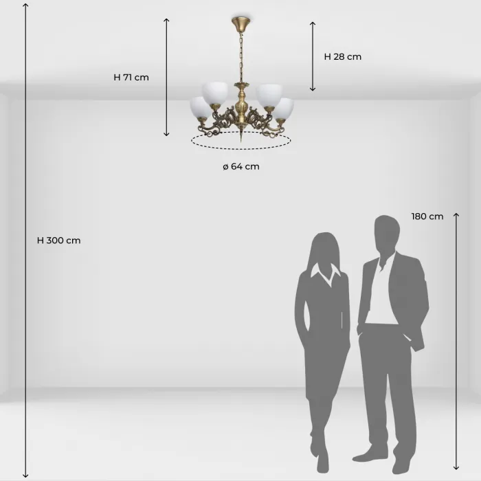 Люстра подвесная MW-Light Ариадна 450016805 от ImperiumLoft