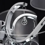 Подвесная люстра MW-Light Федерика 82 379019006 Цвет арматуры хром Цвет плафонов черный от ImperiumLoft