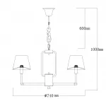 Люстра MW-Light София 355014608 от ImperiumLoft