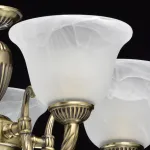 Подвесная люстра MW-Light Ариадна 20 450016305 Цвет арматуры бронза Цвет плафонов белый от ImperiumLoft