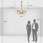 Люстра подвесная MW-Light Вирджиния 444012308 от ImperiumLoft