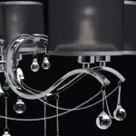 Подвесная люстра MW-Light Федерика 82 379019006 Цвет арматуры хром Цвет плафонов черный от ImperiumLoft