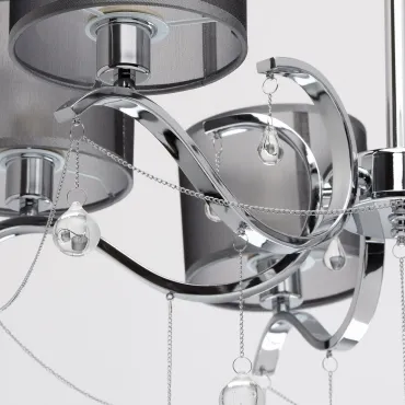 Подвесная люстра MW-Light Федерика 82 379019006 Цвет арматуры хром Цвет плафонов черный от ImperiumLoft