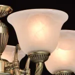 Подвесная люстра MW-Light Ариадна 20 450016305 Цвет арматуры бронза Цвет плафонов белый от ImperiumLoft