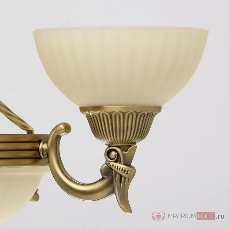 Подвесная люстра MW-Light Афродита 1 317010708 Цвет арматуры бронза Цвет плафонов кремовый от ImperiumLoft