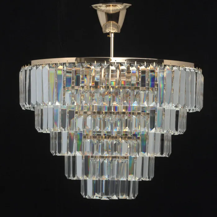 Люстра на штанге MW-Light Аделард 642010805 Цвет арматуры золото Цвет плафонов прозрачный от ImperiumLoft