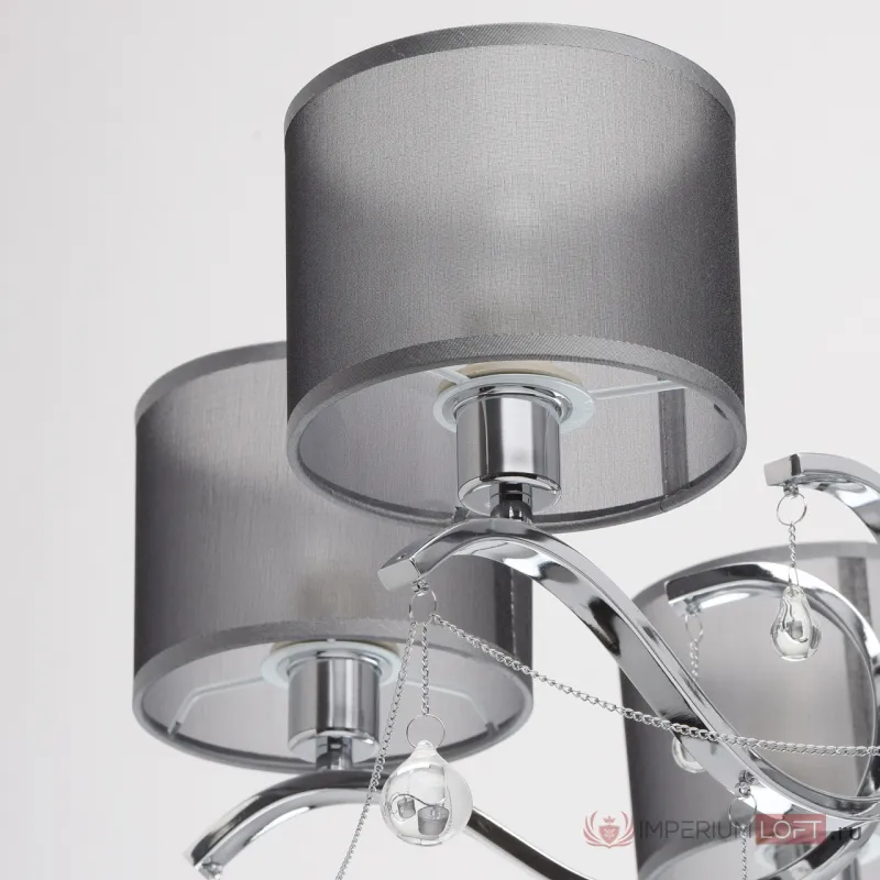 Подвесная люстра MW-Light Федерика 82 379019006 Цвет арматуры хром Цвет плафонов черный от ImperiumLoft