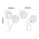 Бра MW-Light Оливия 306023502 Цвет арматуры золото Цвет плафонов белый