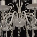 Подвесная люстра DeMarkt Аврора 14 371014208 Цвет плафонов прозрачный Цвет арматуры золото