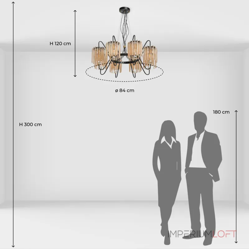 Подвесная люстра MW-Light Лавиния 2 443010908