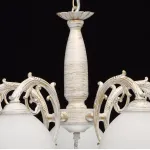 Подвесная люстра DeMarkt City Ариадна 450018305 Цвет плафонов белый Цвет арматуры золото