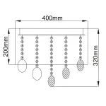 Потолочная люстра MW-Light Жаклин 2 465011305 