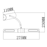 Подсветка для картин MW-Light Вернисаж 502020702 Цвет арматуры хром Цвет плафонов хром