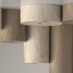 Накладной светильник DeMarkt Иланг 5 712010901 Цвет арматуры коричневый Цвет плафонов коричневый