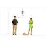 Уличный подвесной светильник DeMarkt Фабур 804010401