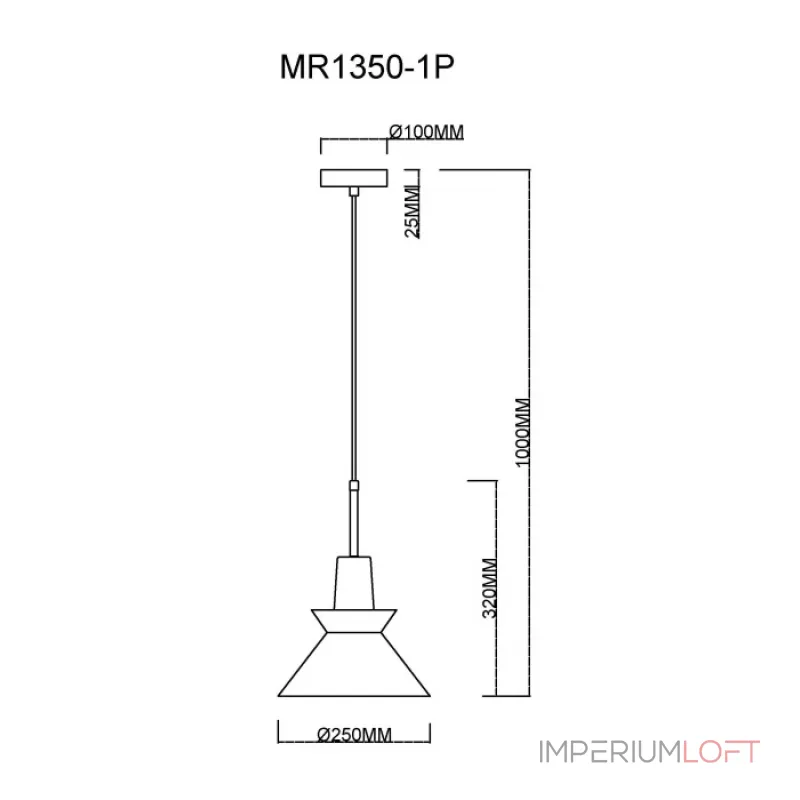 Подвесной светильник MyFar Kristina MR1350-1P