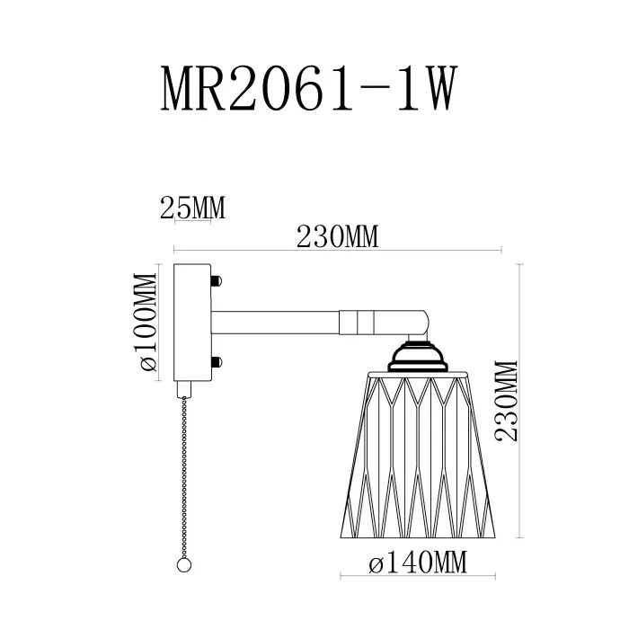 Бра MyFar Natalie MR2061-1W от ImperiumLoft