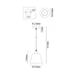 Подвесной светильник MyFar Tina MR1340-1P
