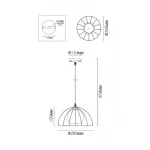 Подвесной светильник MyFar Monica MR1270-P