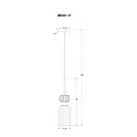 Подвесной светильник MyFar Aubrey MR2361-1P от ImperiumLoft