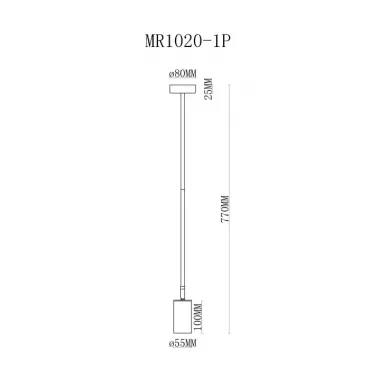 Подвесной светильник MyFar Dereck MR1020-1P от ImperiumLoft